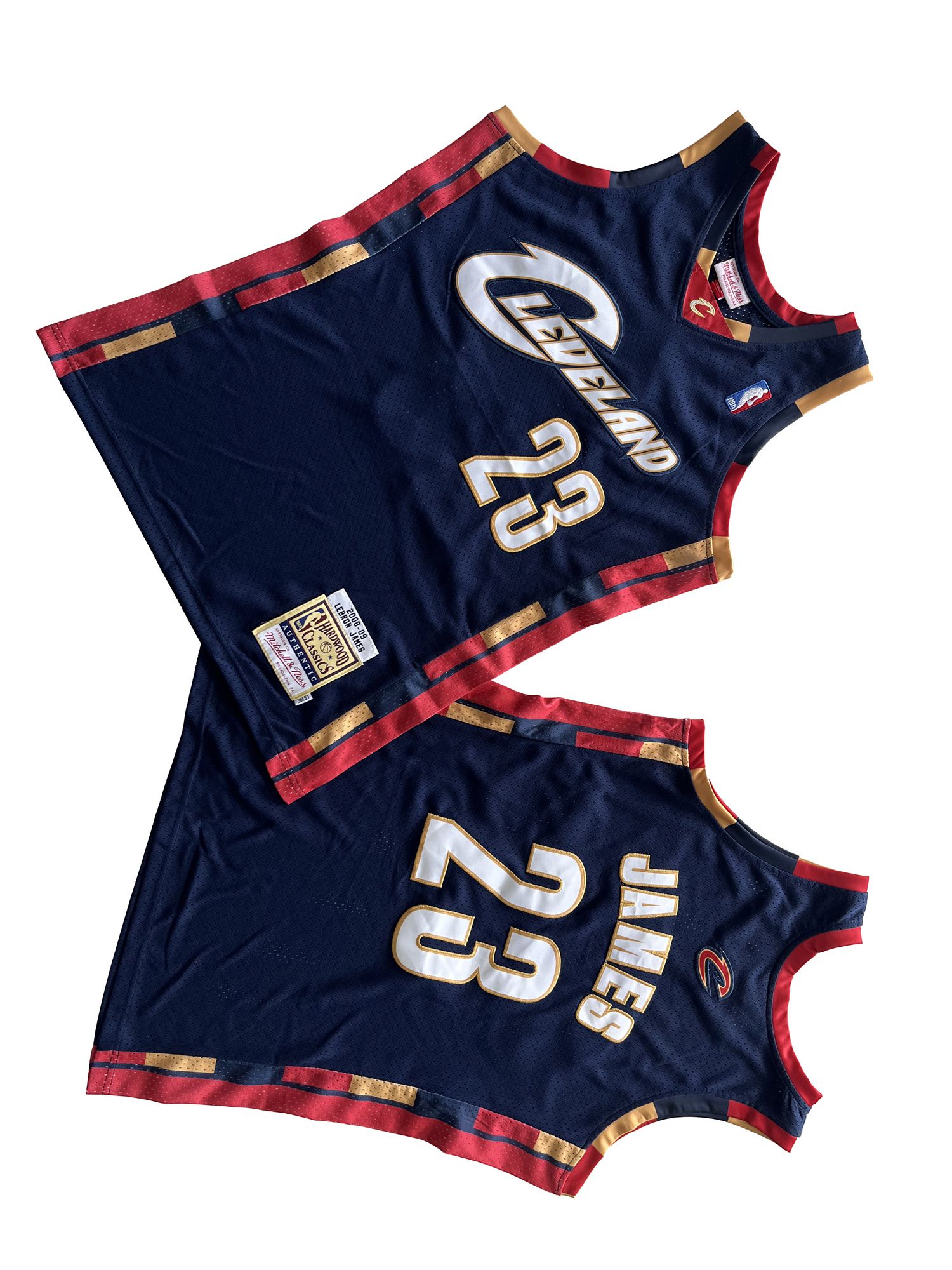 Men Cleveland Cavaliers #23 James Blue Throwback NBA Jersey->cleveland cavaliers->NBA Jersey